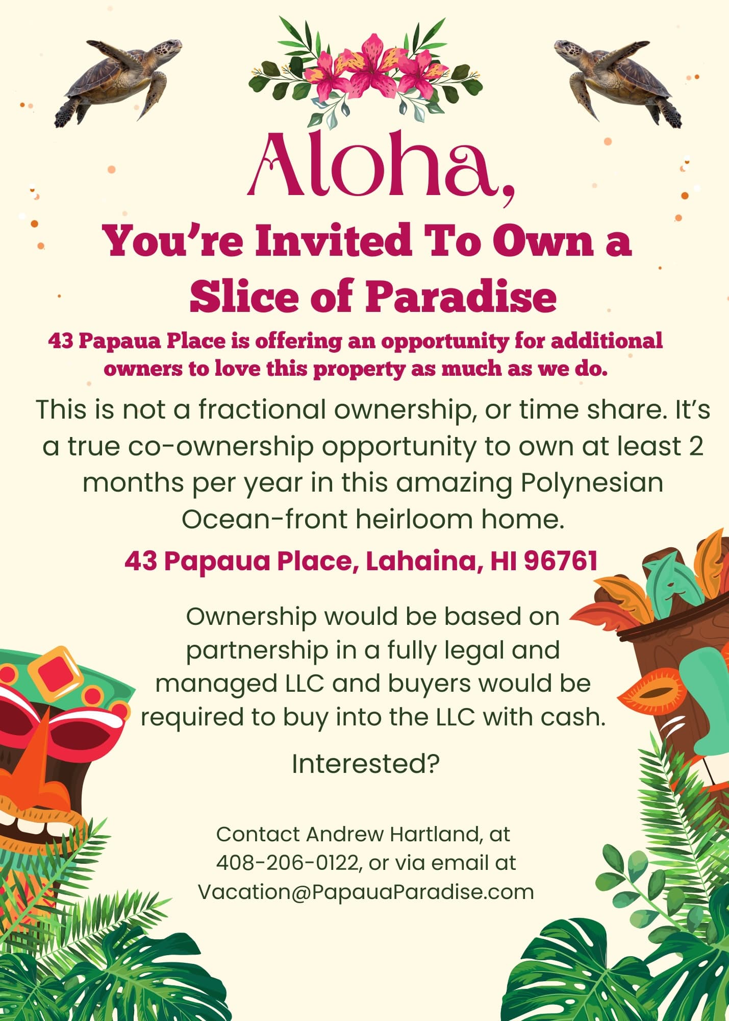 Papaua Paradise Co-Ownership